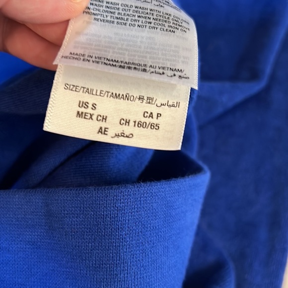 JUICY COUTURE Electric Blue Vintage High Waist Wide Leg Velour Cropped Pant - Picture 6 of 8